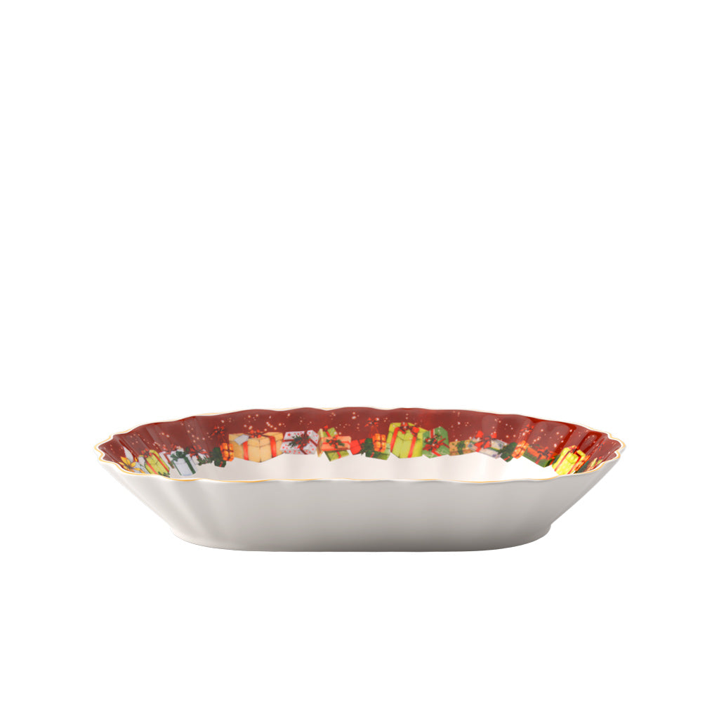 Villeroy & Boch Toy’s Fantasy Ciotola grande ovale babbo Natale e bambini