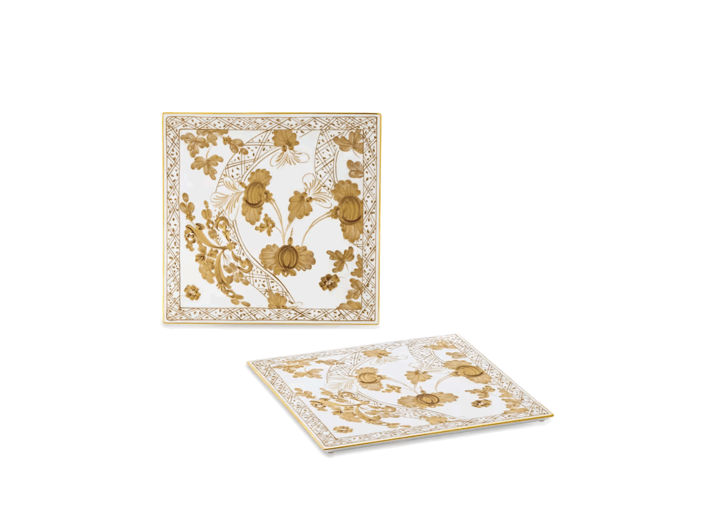 Ginori Oriente Italiano Aurum set 2 tovagliette in porcellana