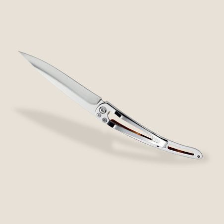 Deejo coltello serramanico con decoro mappamondo