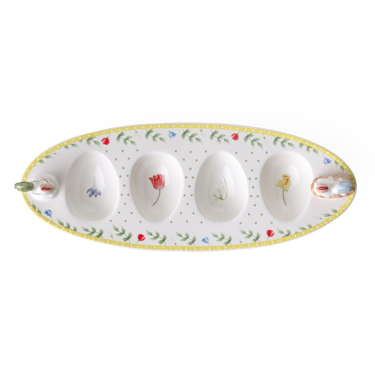 Villeroy & Boch SPRING AWAKENING barca porta uova gallo - gallina