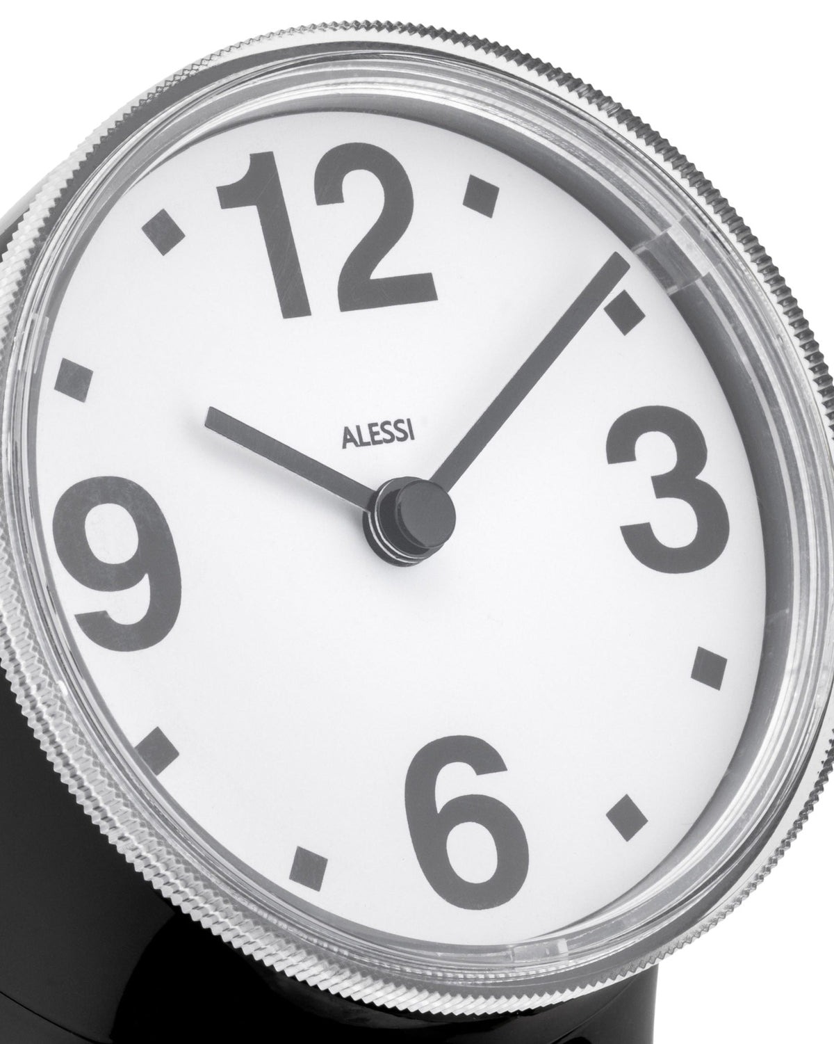 Alessi Cronotime orologio da tavolo nero
