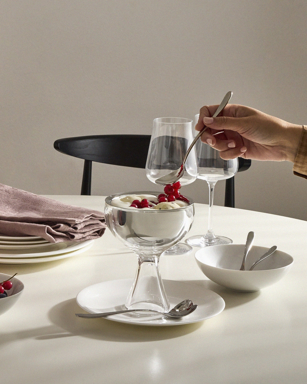 Alessi Big Love coppa con cucchiaino