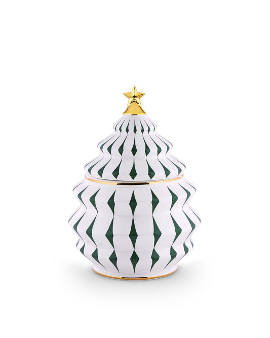 Alessi Delight biscottiera verde