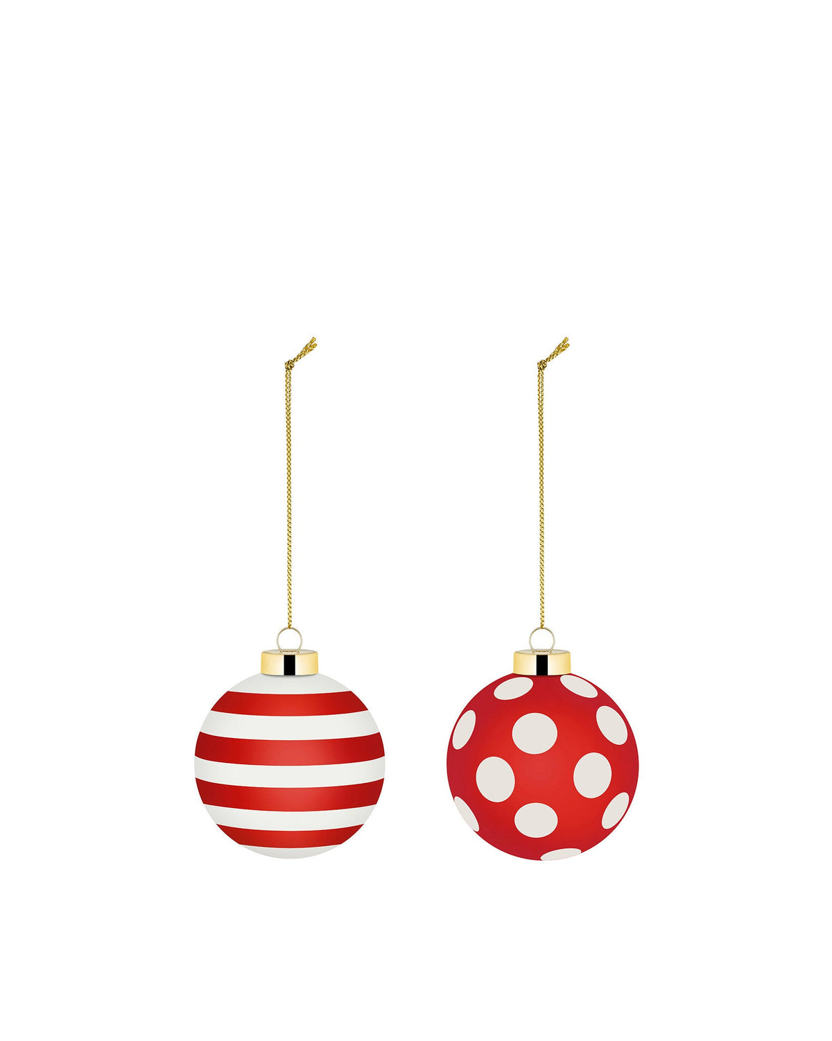 Alessi Delight set 2 palle di Natale