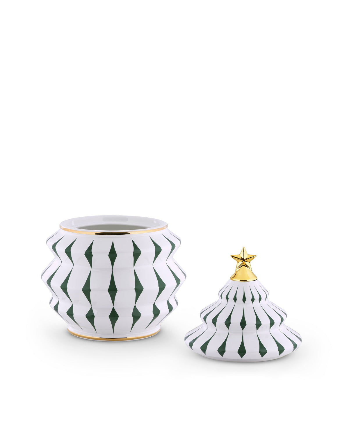 Alessi Delight biscottiera verde