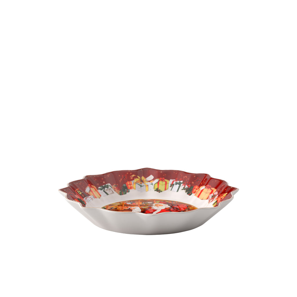 Villeroy & Boch Toy’s Fantasy Ciotola grande babbo Natale che legge la lista dei desideri