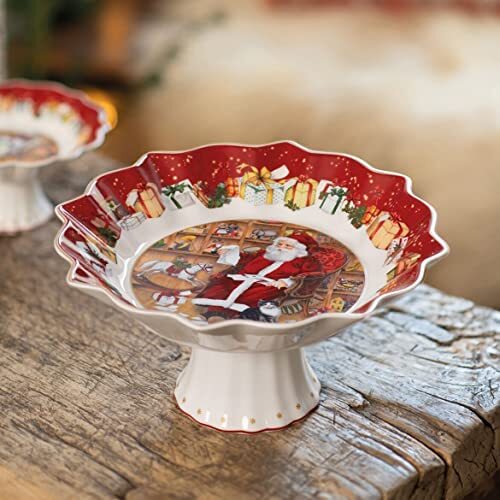 Villeroy & Boch Toy’s Fantasy Ciotola pie. babbo Natale legge la lista dei desideri