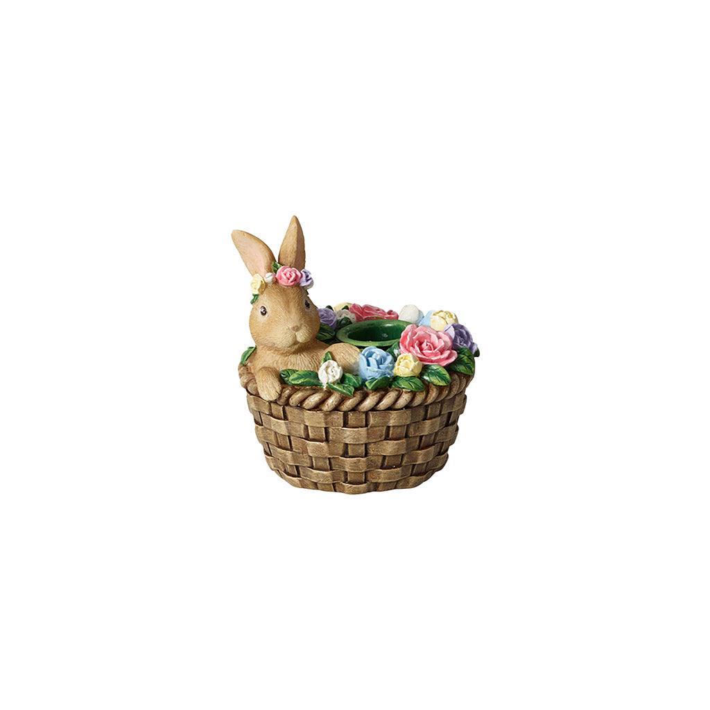 Villeroy & Boch SPRING FANTASY ACCESSORIES Candeliere coniglio nel cestino