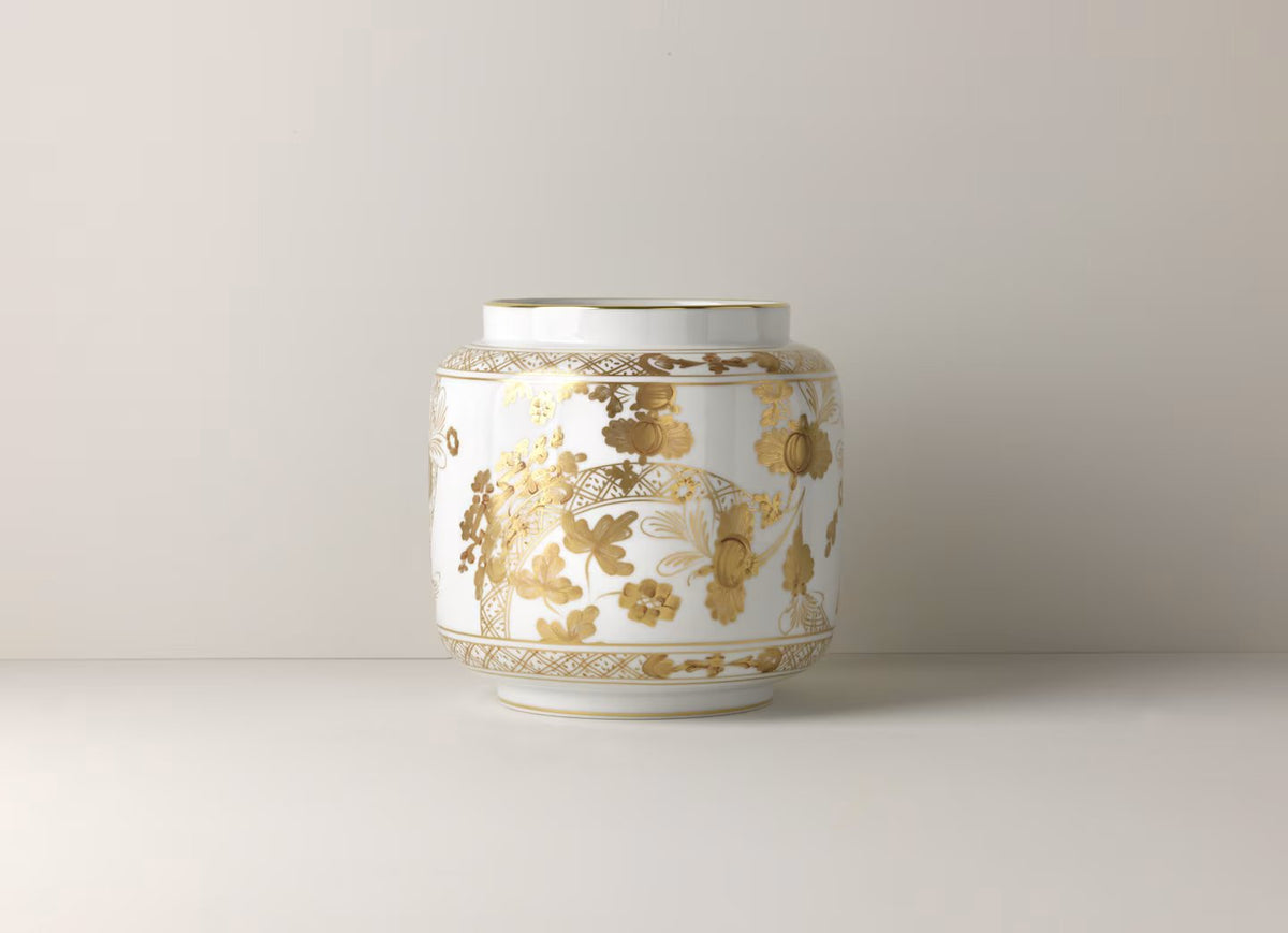 Ginori Oriente Italiano Aurum vaso porta candela