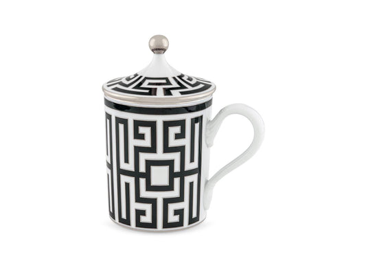 Labirinto nero tazza mug