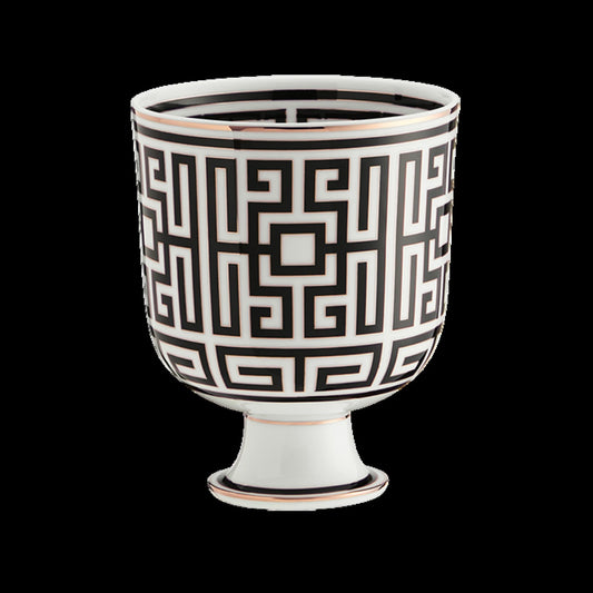 Labirinto nero vaso cachepot
