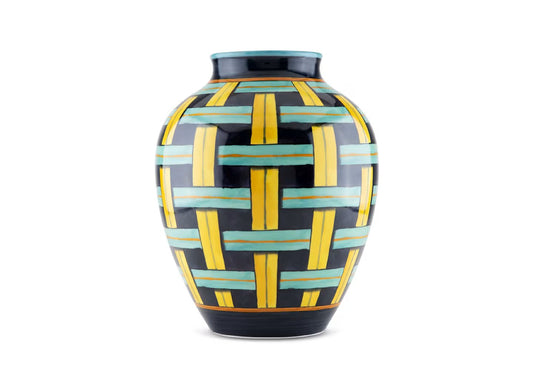 Arte di Gio Ponti vaso ad orcino Stuoia 1923