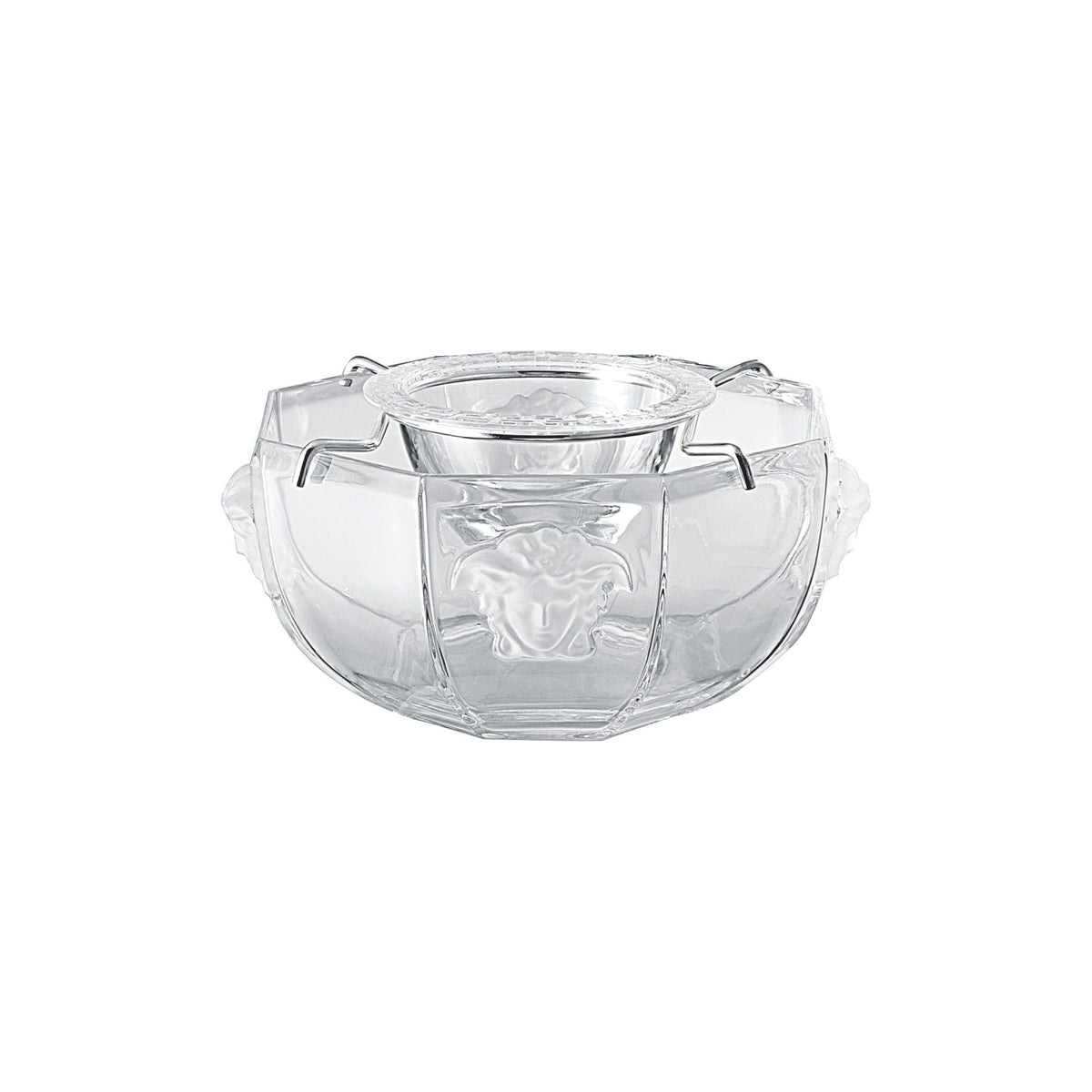 Versace Rosenthal coppa caviale Medusa Crystal