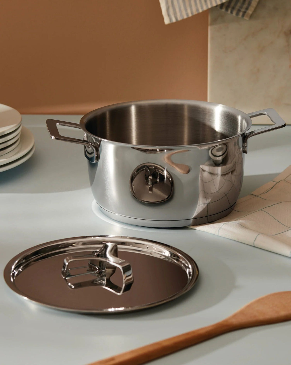 Alessi Pots & Pans casseruola c/coperchio