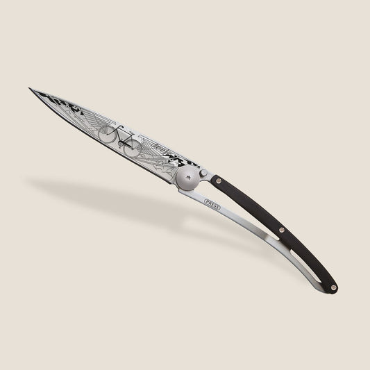 Deejo coltello serramanico con decoro bicicletta