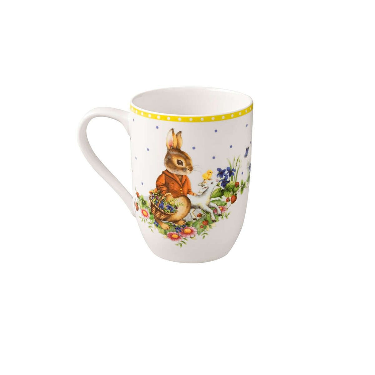 Villeroy&Boch Spring Awakening Tazza con manico coniglio e agnello