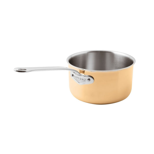 Paderno Serie 15600 rame casseruola alta 1 manico 20 cm c/coperchio