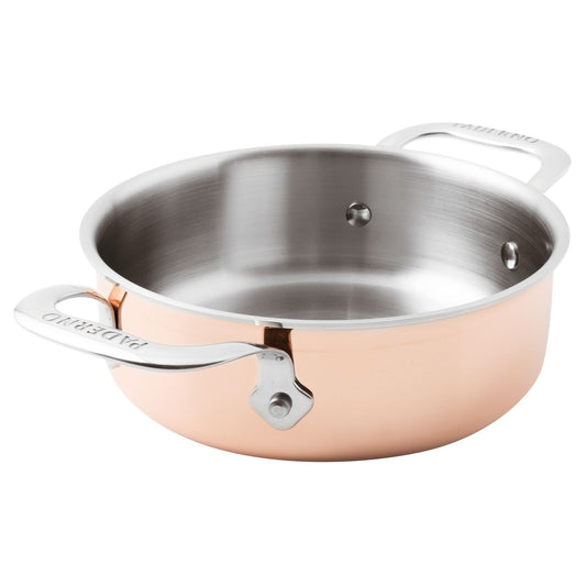 Paderno Serie 15600 rame casseruola bassa 28 cm c/coperchio