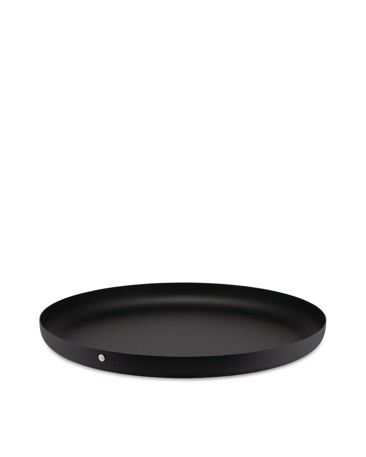 Alessi JM14 vassoio tondo nero