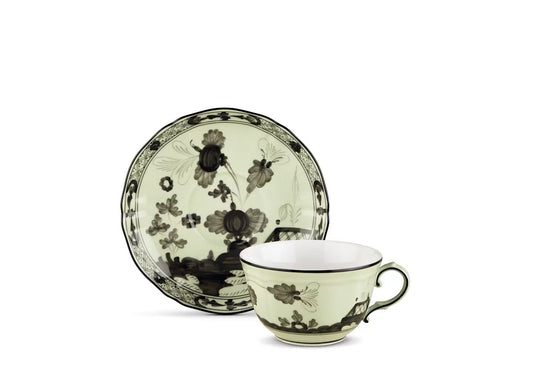 Ginori Oriente Italiano Bario tazza tè con piattino