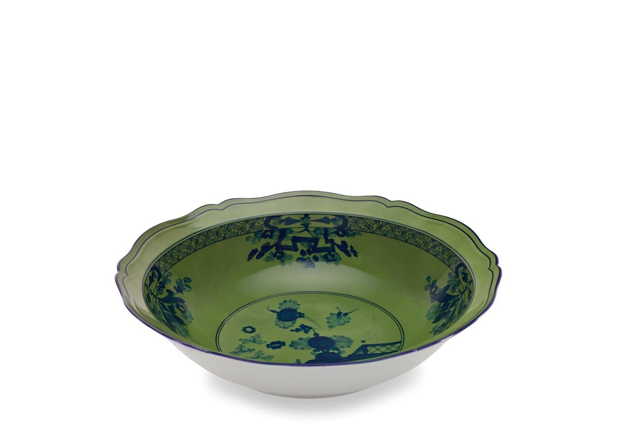 Ginori Oriente Italiano Malachite coppa fondo da portata