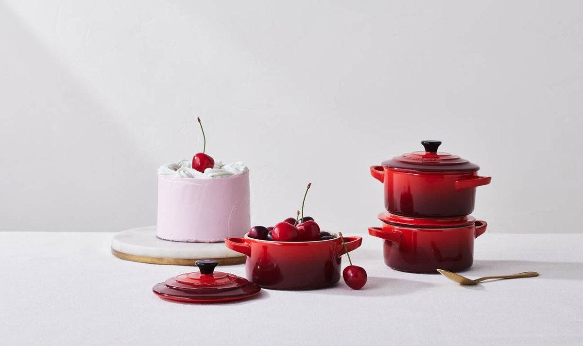 Le Creuset Mini Cocotte Gres Rotonda CM 10 - Ciliegia