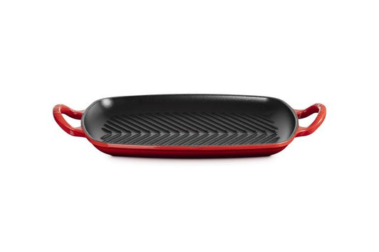 Le Creuset Evolution Grill Ghisa Rettangolare 30x27 CM - Ciliegia
