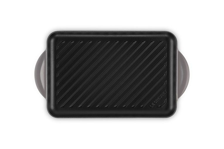 Le Creuset Tradition Grill Ghisa Rettangolare 32x22 CM - Flint