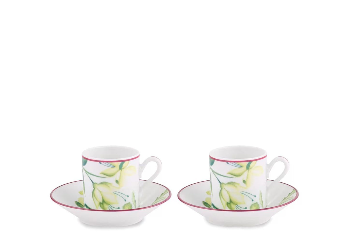 Ginori Florenza Acanto set 2 tazze espresso