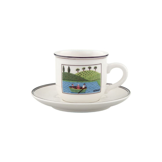 Villeroy&Boch Naif tazza espresso con piattino