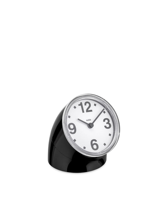 Alessi Cronotime orologio da tavolo nero