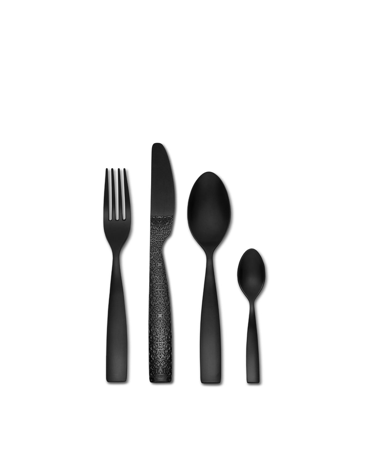 Alessi Dressed Air set posate 4 pz nero