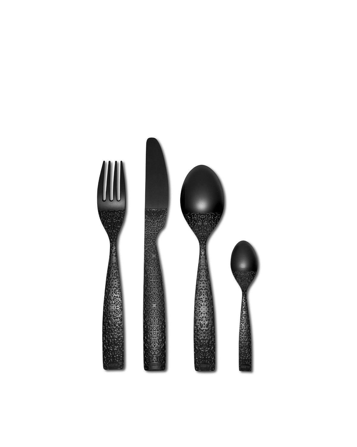 Alessi Dressed Air set posate 4 pz nero
