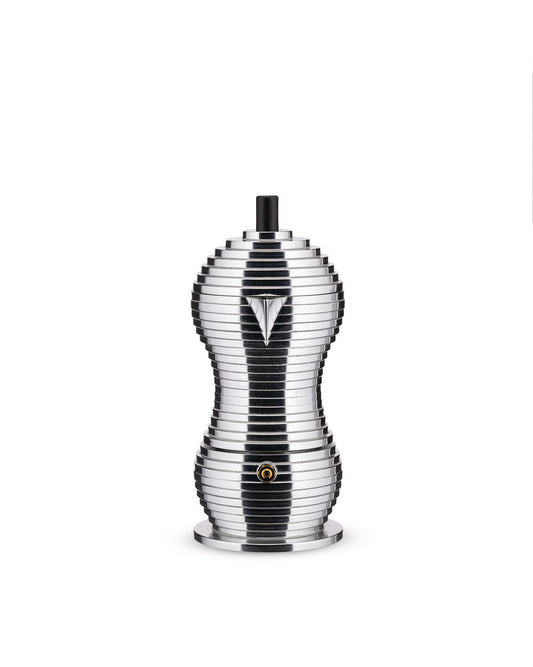 Alessi Pulcina  Caffettiera 3 tazze nera